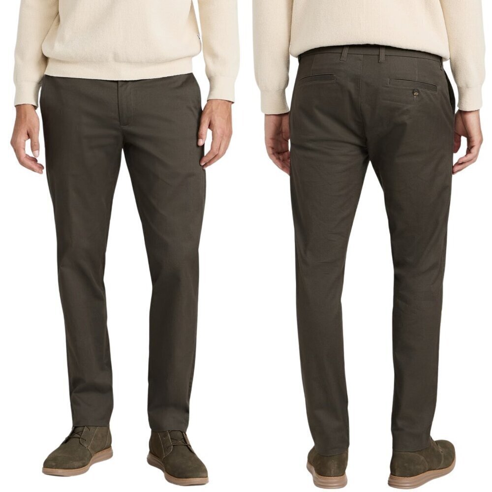 NWT Vince Men's Griffith Slim Fit Chino Pants in Frog Sz. 30